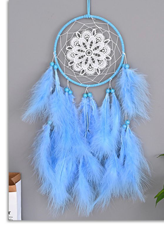 round dreamcatcher   feather cather wall hanging decorations #DC039-DC046