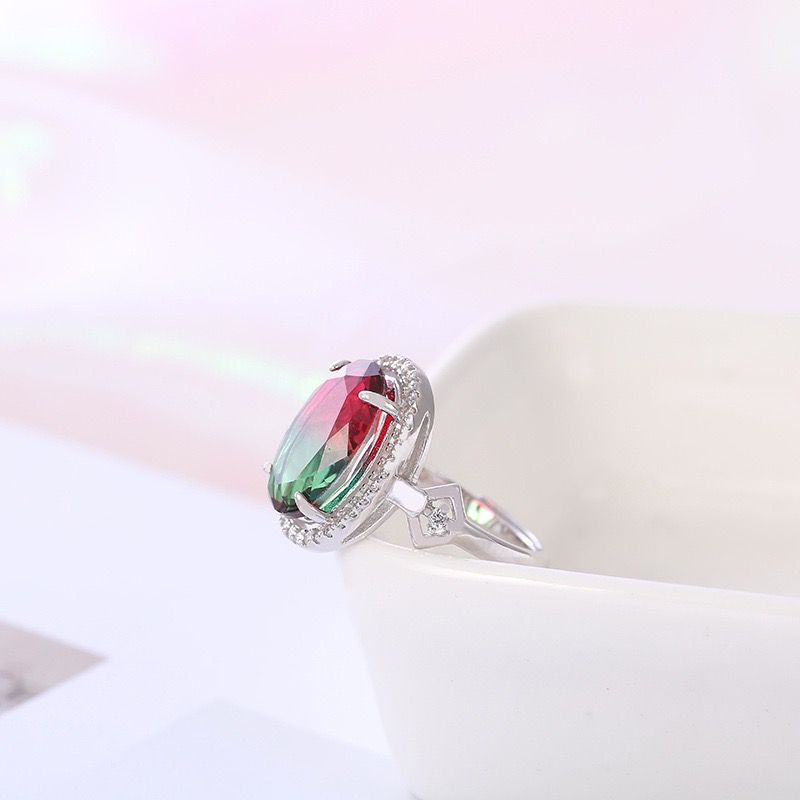 S925 sterling silver gem ring SSG784-SSG786