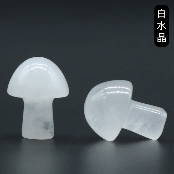 2cm mini mushroom crystal decorations