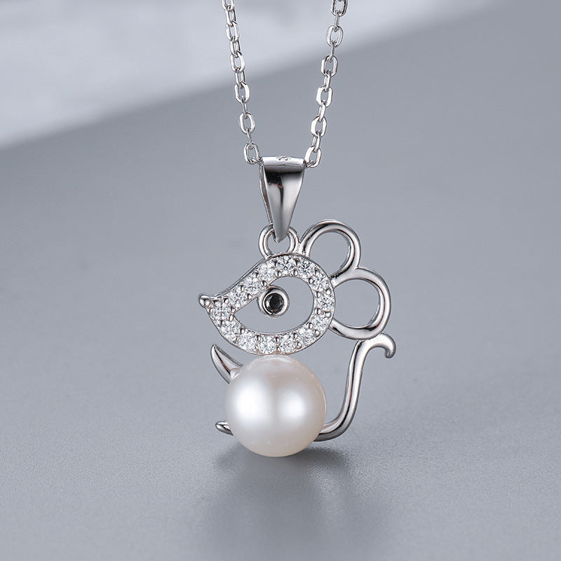 S925 sterling silver pearl pendant setting (default no pearl) wsp145-153