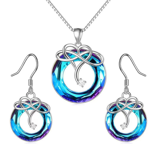 fashion   necklace and earrings set #JS072-JS074