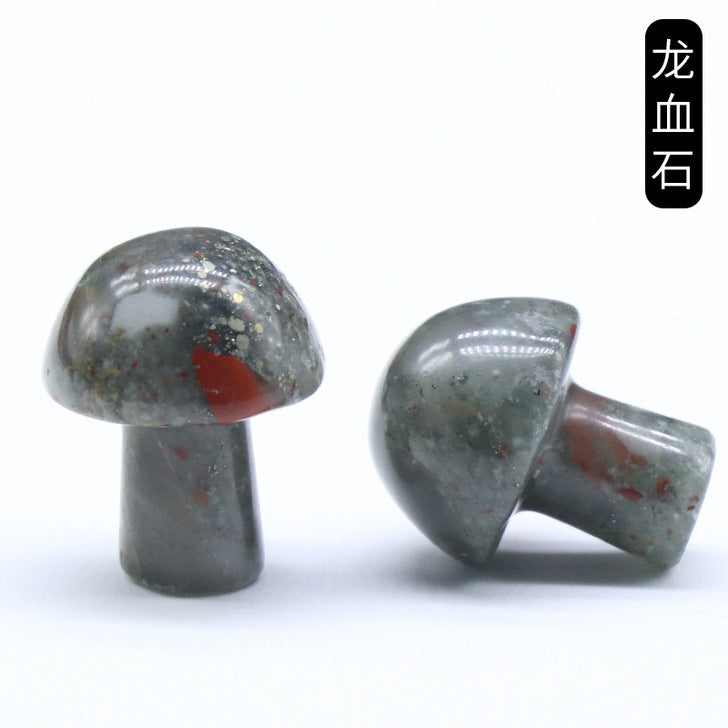 2cm mini mushroom crystal decorations