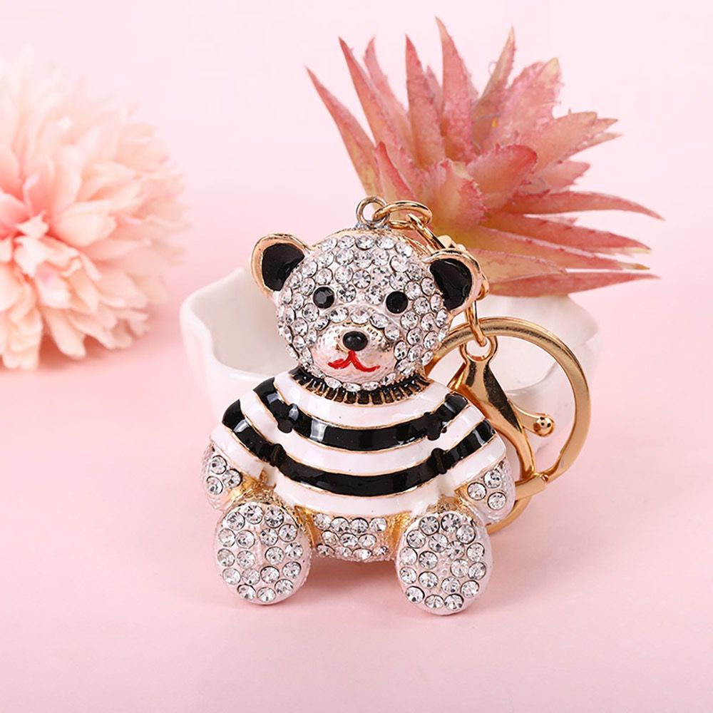 rhinestone Animals  bear keychain KC056-KC060