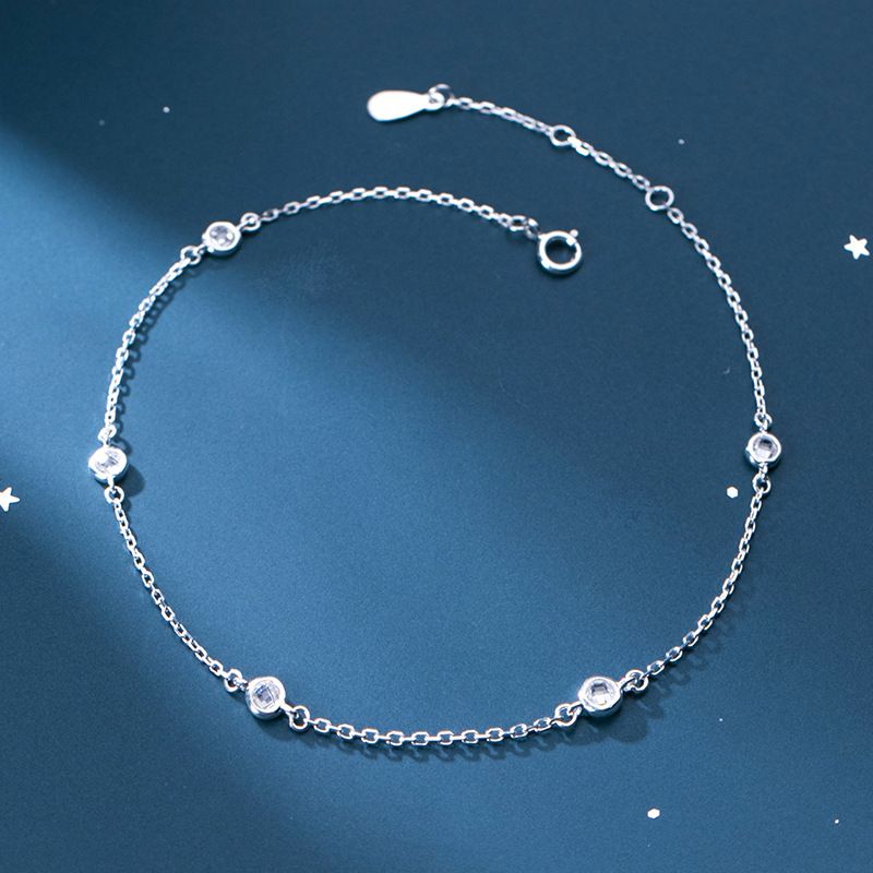 S925 Sterling Silver Anklets ALA028-036