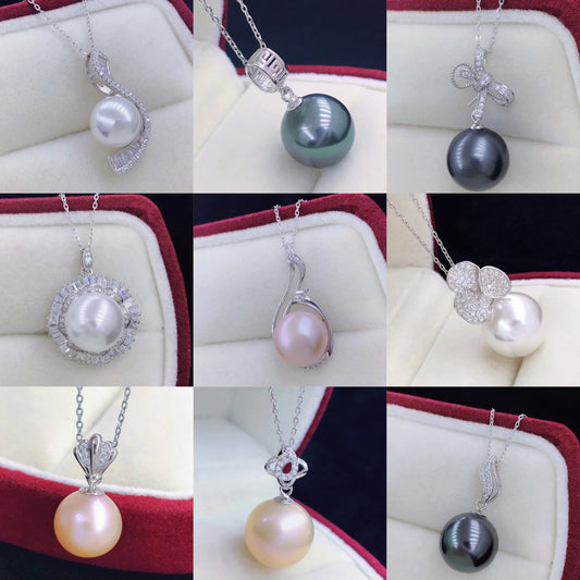 sterling silver S925 pearl pendant setting  SDP028-036