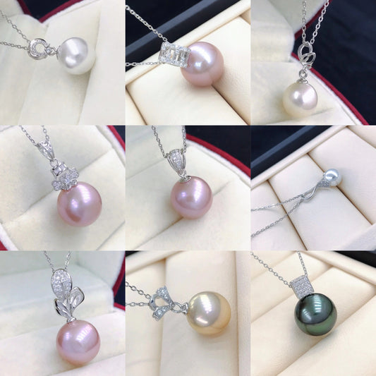 sterling silver S925 pearl pendant setting  SDP064-072