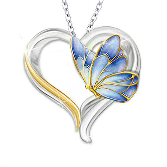 Butterfly necklace N145