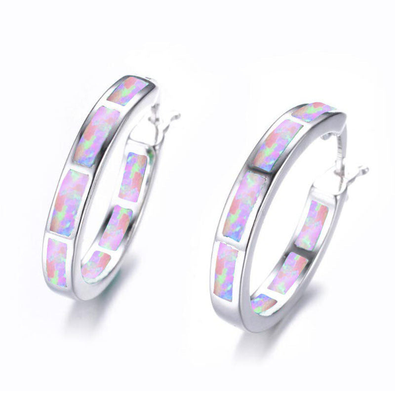 fashion opal earrings E117