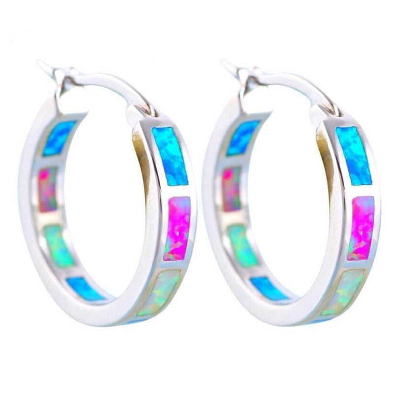 fashion opal earrings E117