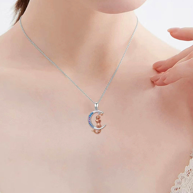 Mermaid pendant necklace N123