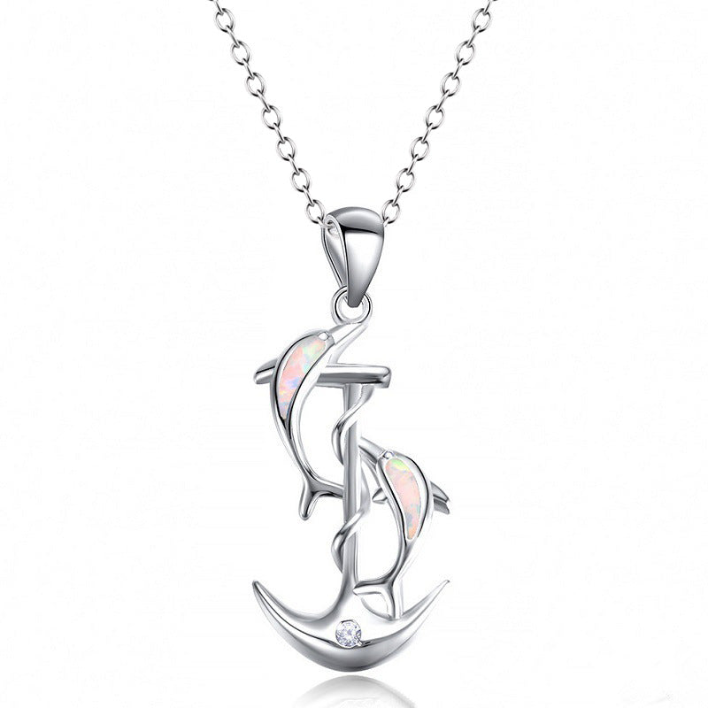 Dolphin necklace N140