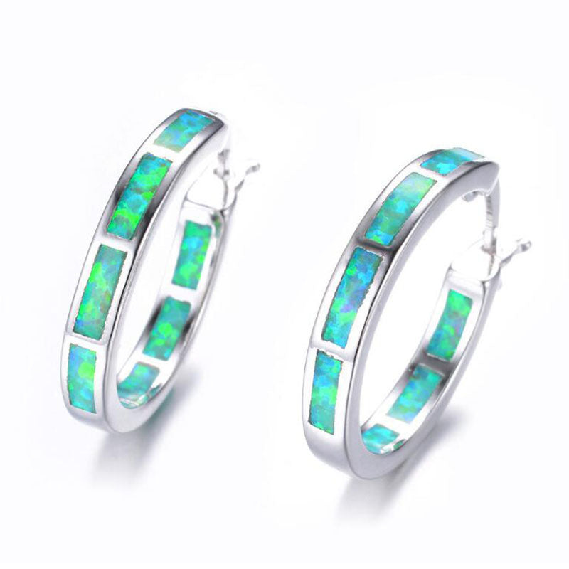 fashion opal earrings E117