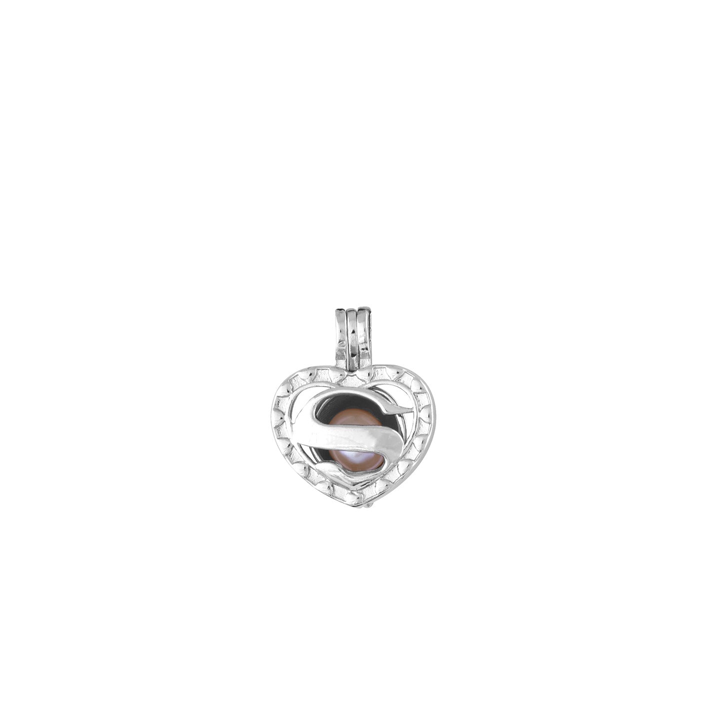 silver plated pearl cage P134-190