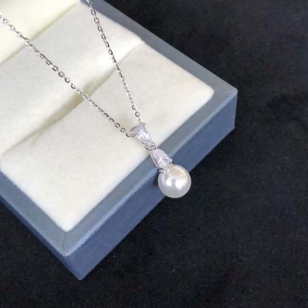 Sterling Silver S925 Pearl pendant Setting SZP037-045