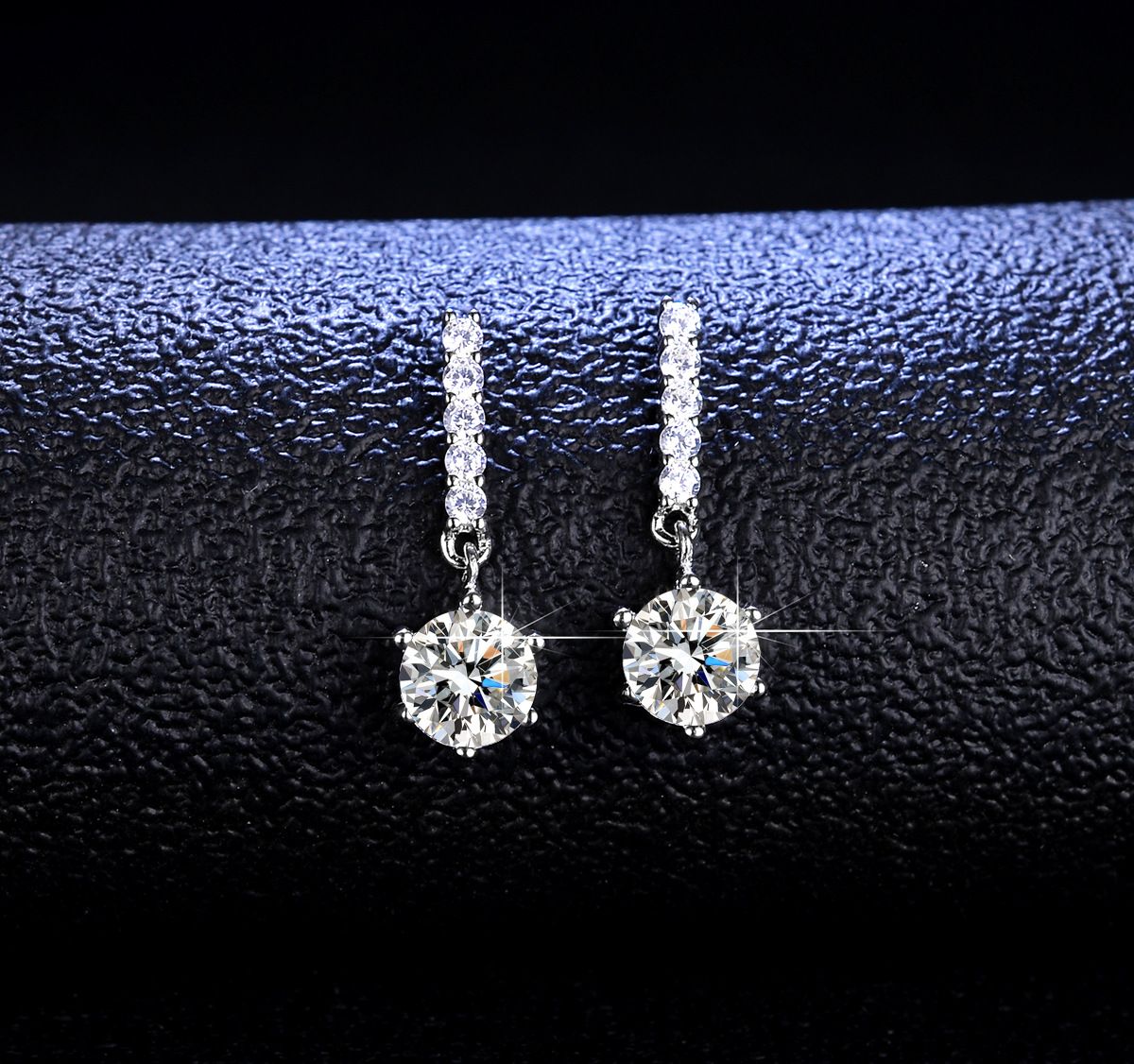 S925 sterling silver Mossanite earrings   #SME001-SME009