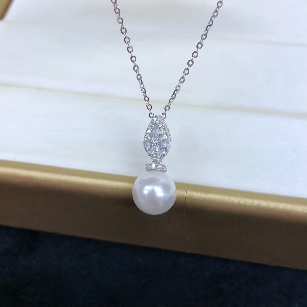 Sterling Silver S925 Pearl pendant Setting SZP037-045