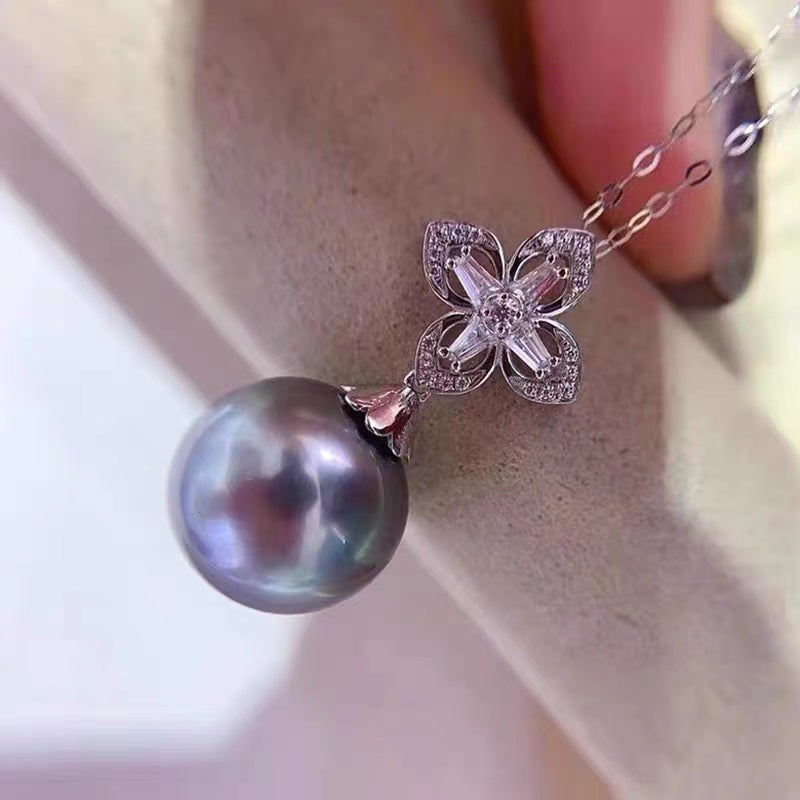 sterling silver S925 pearl pendant setting XYP010-018