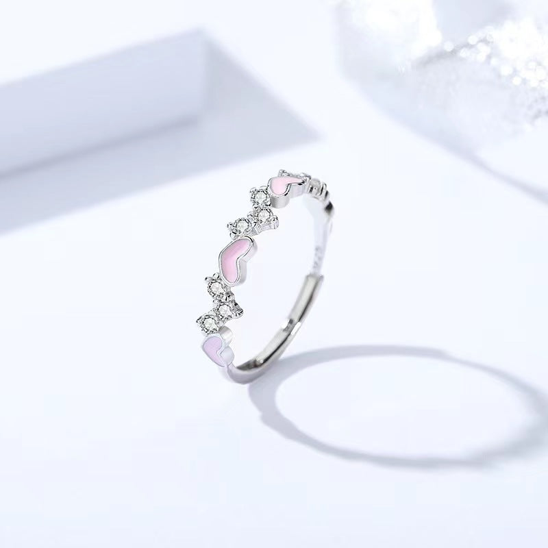 S925 sterling silver gem ring SYR010-018