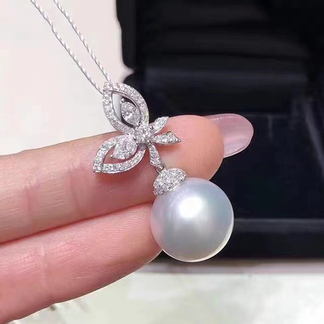 sterling silver S925 pearl pendant setting XYP001-009