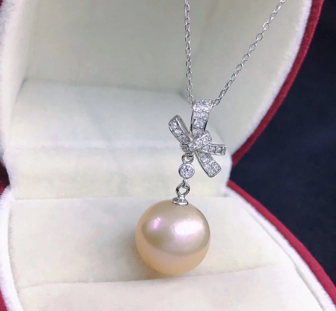 sterling silver S925 pearl pendant setting  SDP001-009 (no  pearl)