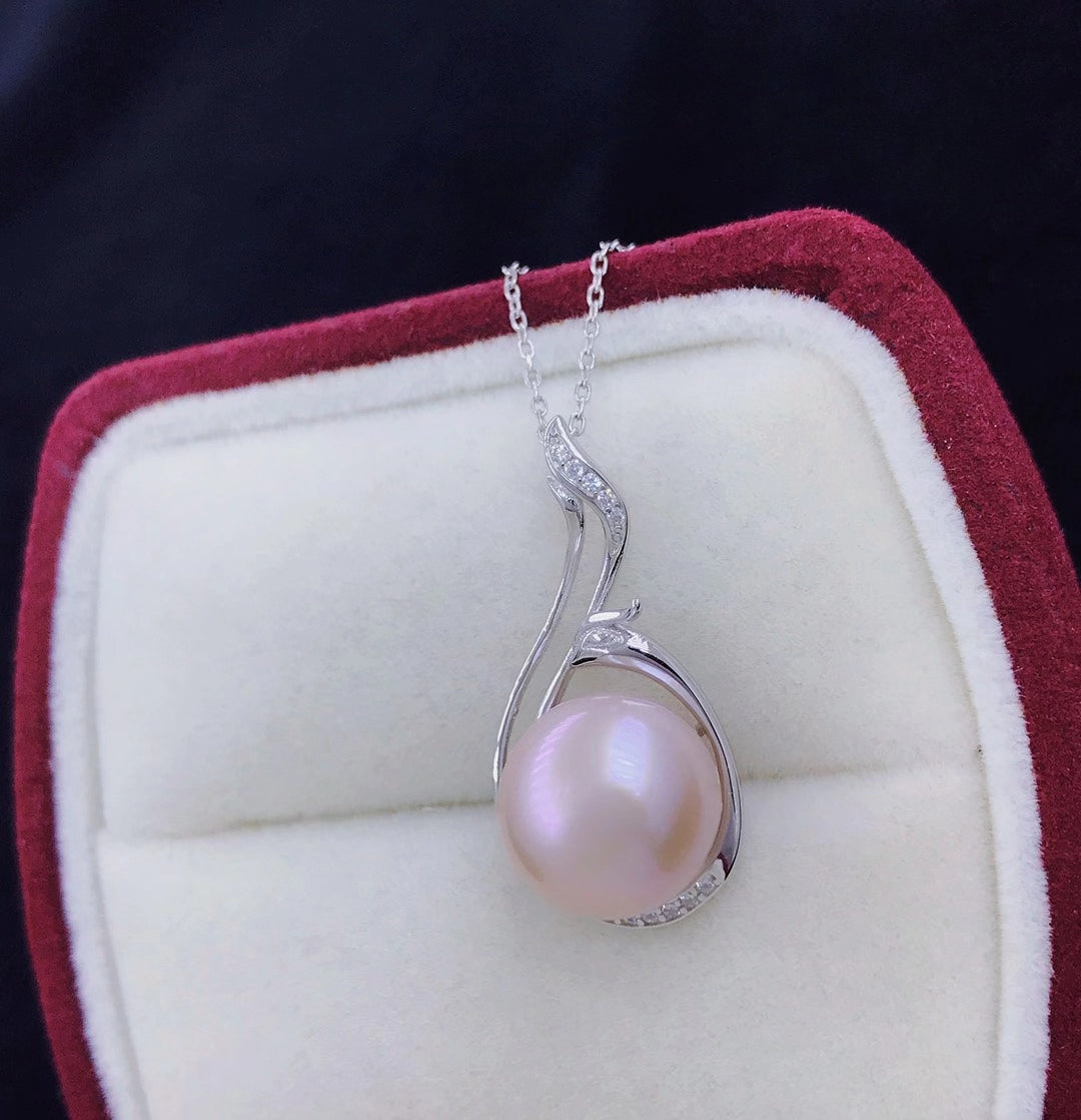 sterling silver S925 pearl pendant setting  SDP028-036