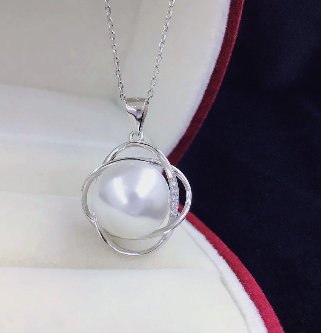 sterling silver S925 pearl pendant setting  SDP037-045