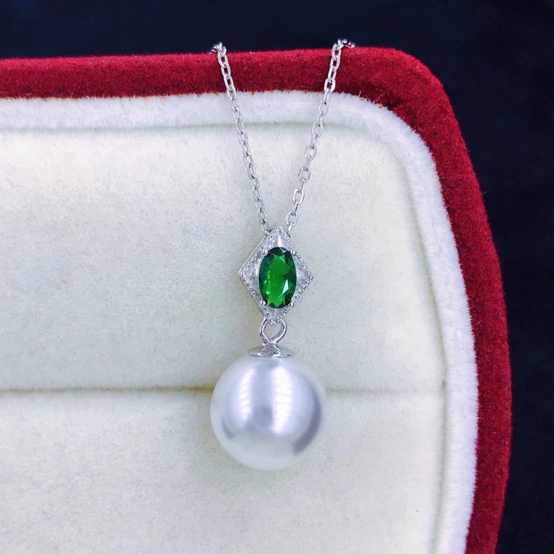 sterling silver S925 pearl pendant setting  SDP046-054