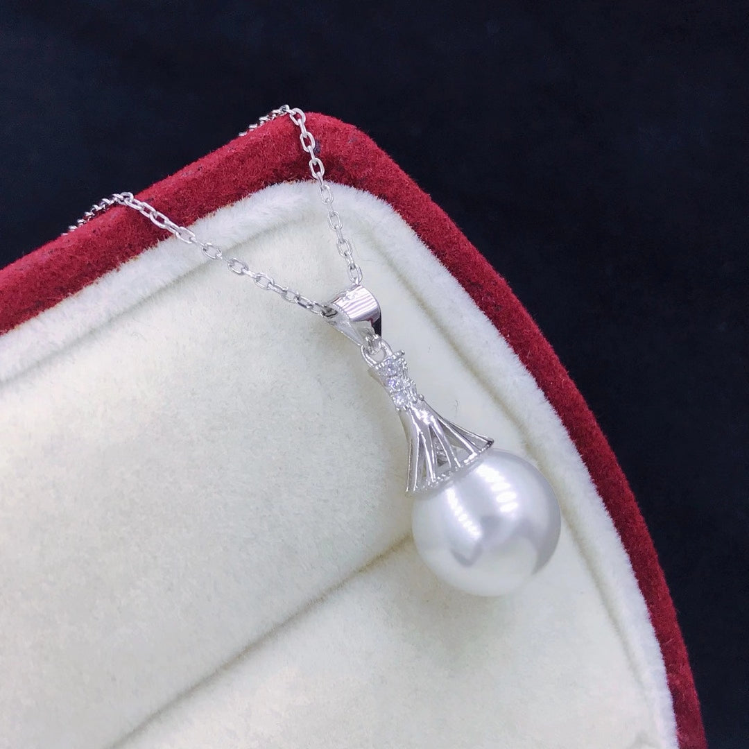 sterling silver S925 pearl pendant setting  SDP055-063