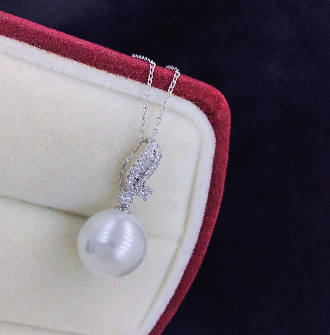 sterling silver S925 pearl pendant setting  SDP055-063