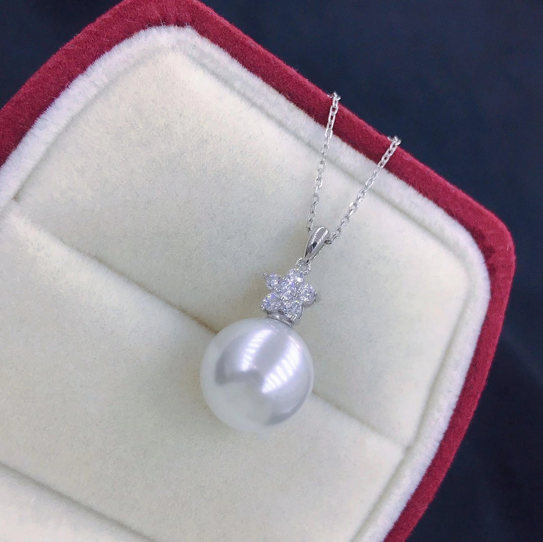 sterling silver S925 pearl pendant setting  SDP055-063