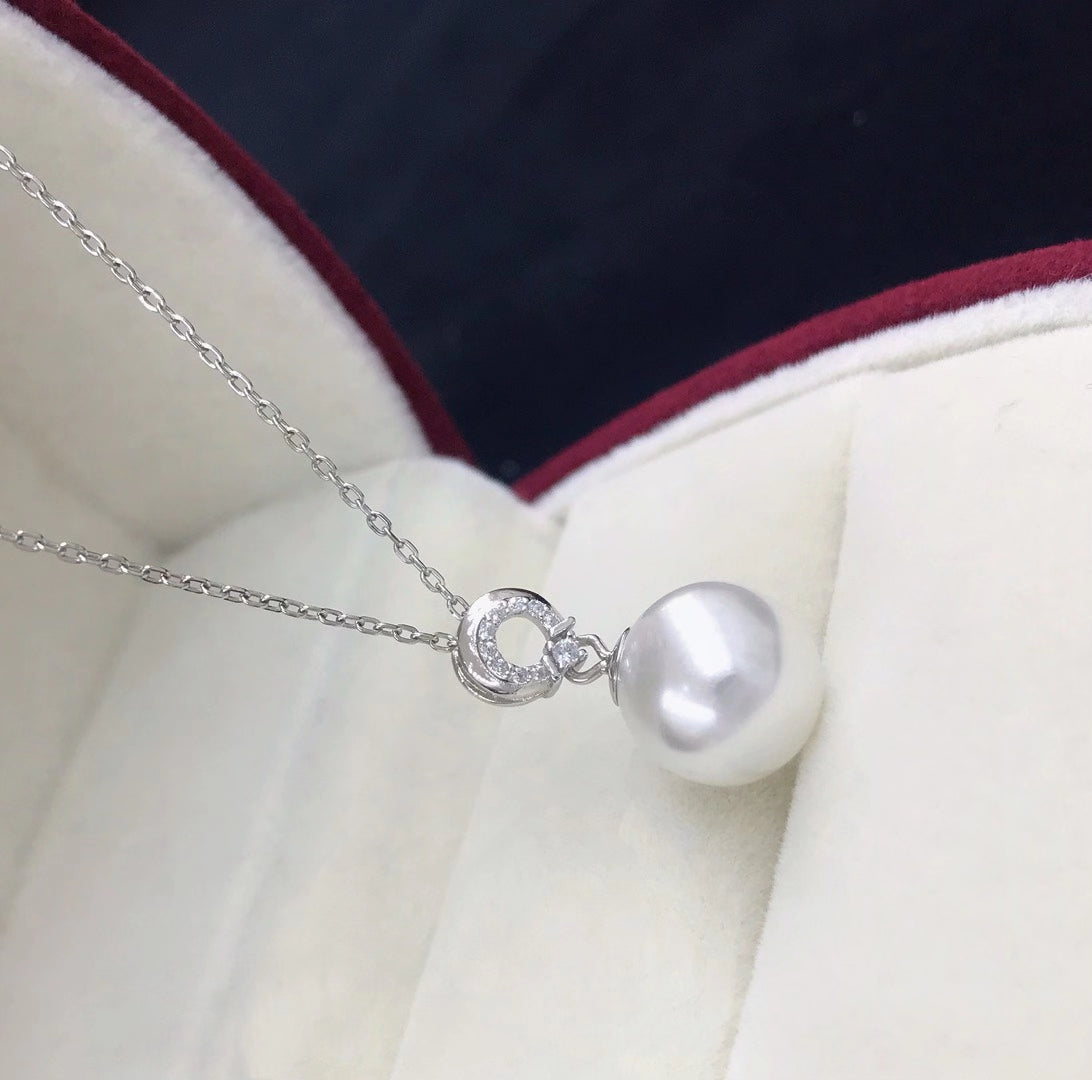 sterling silver S925 pearl pendant setting  SDP064-072