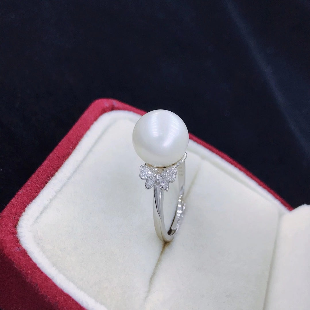 sterling silver S925 pearl ring setting  SDR010-018