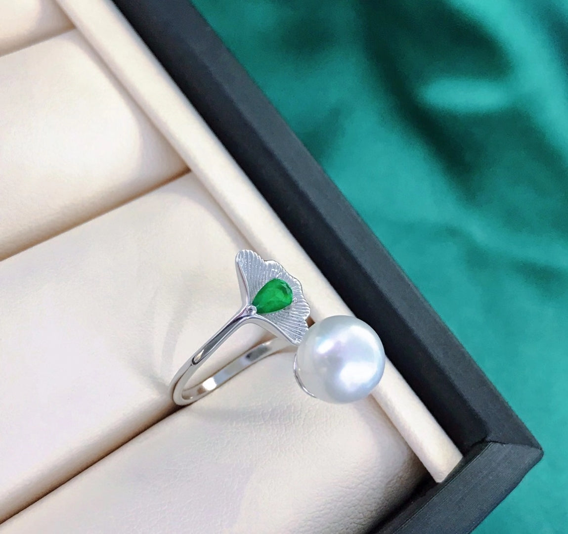 sterling silver S925 pearl ring setting  SDR028-036