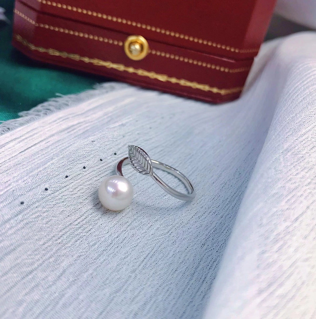 sterling silver S925 pearl ring setting  SDR037-045